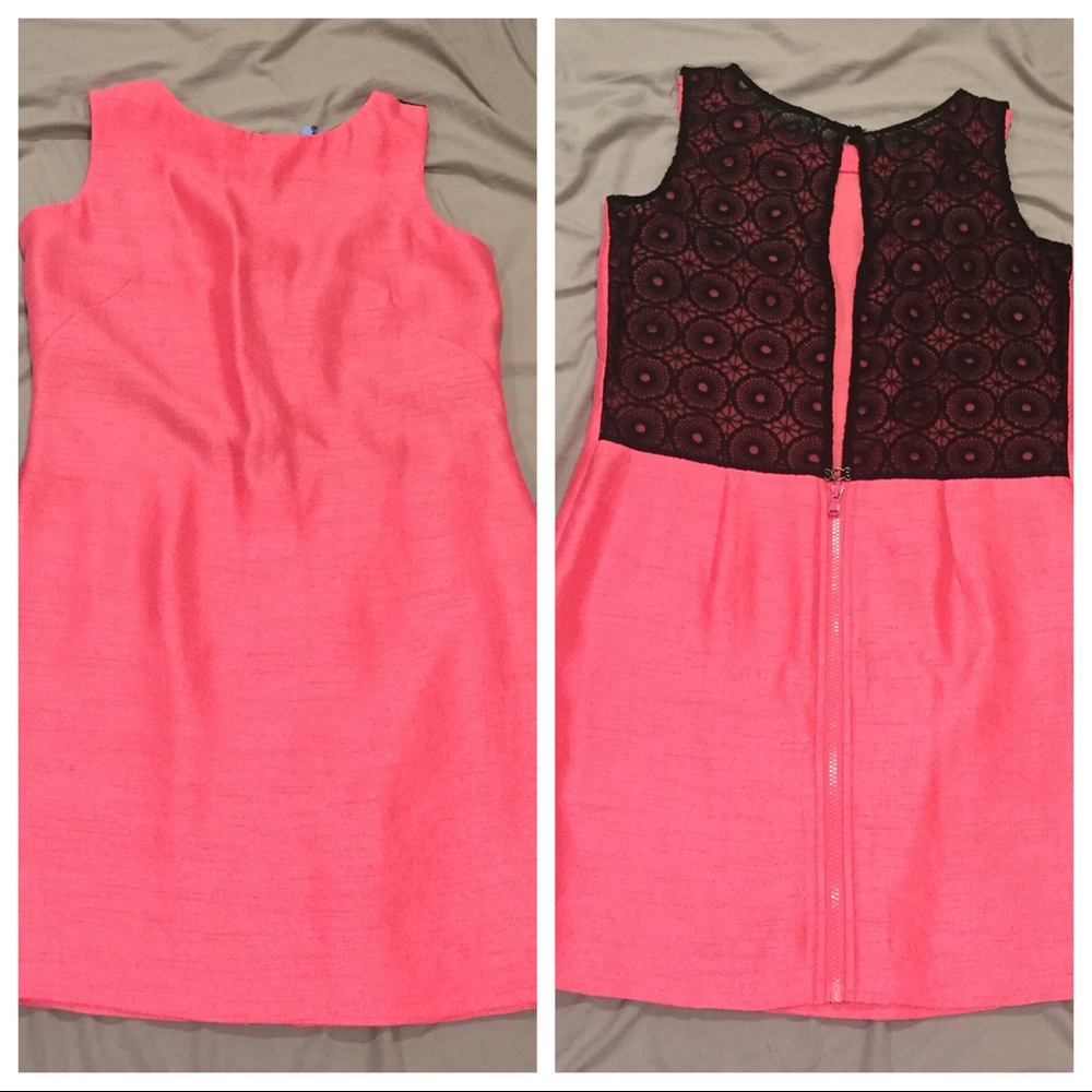 Rachel Roy Pink Dress with Black Lace Back